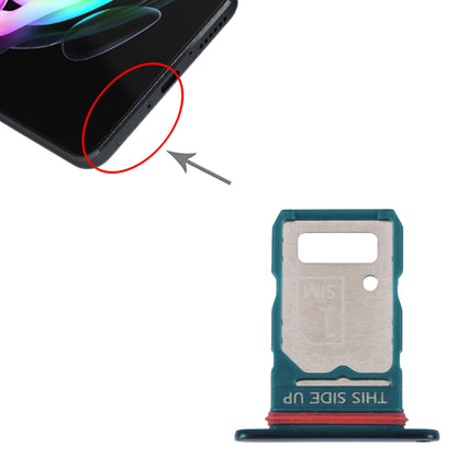 For Motorola Edge 20 Original SIM Card Tray + SIM Card Tray (Green)