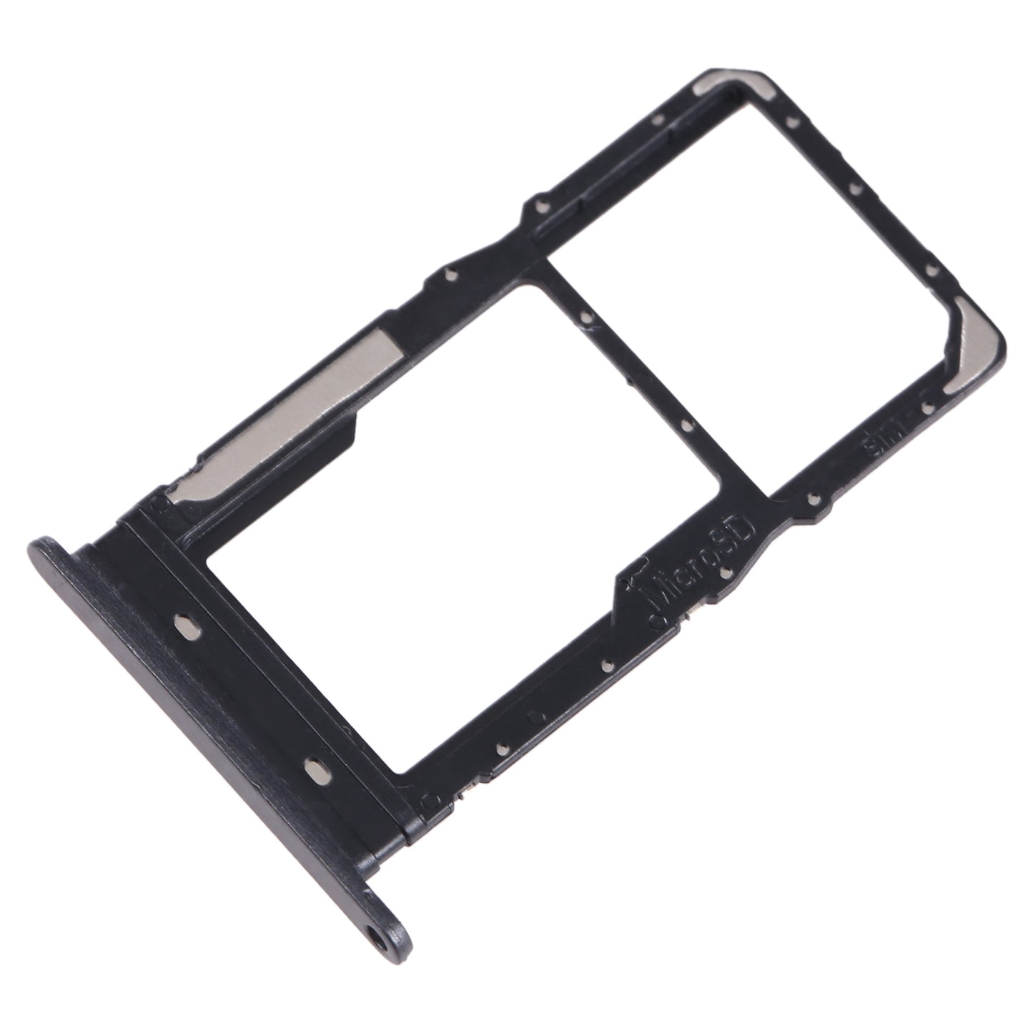 For T-Mobile Revvl 6 Pro 5G SIM Card Tray + Micro SD Card Tray(Grey)