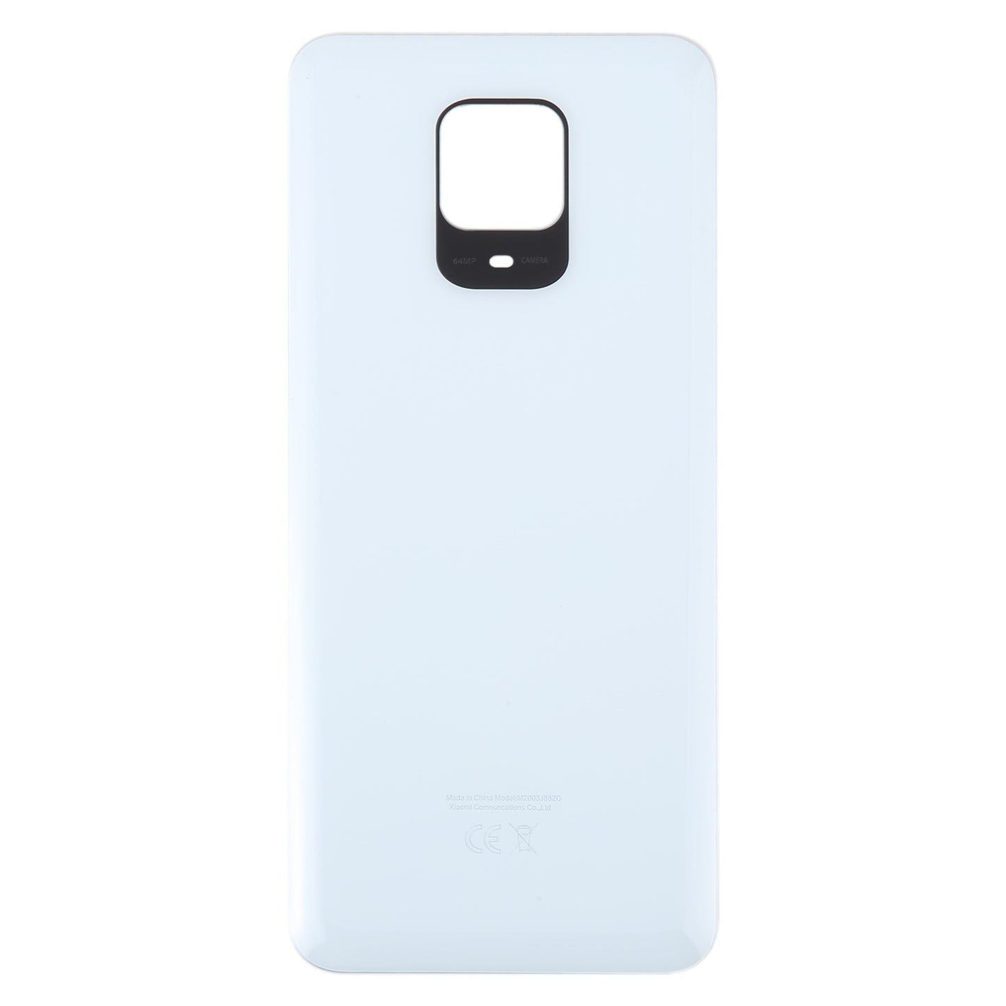 For Xiaomi Redmi Note 9S OEM Glass Battery Back Cover(White)
