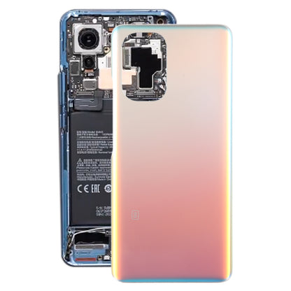 For Xiaomi Mi 11i 5G OEM Glass Battery Back Cover(Silver)