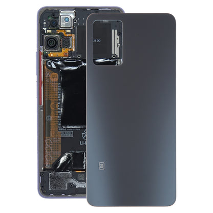For Xiaomi Redmi Note 11 Pro+ 5G India Glass Battery Back Cover(Black)