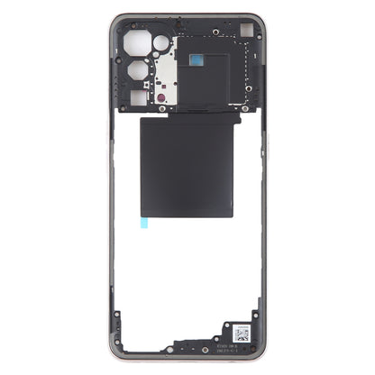For OPPO Reno5 5G Original Middle Frame Bezel Plate (Gold)