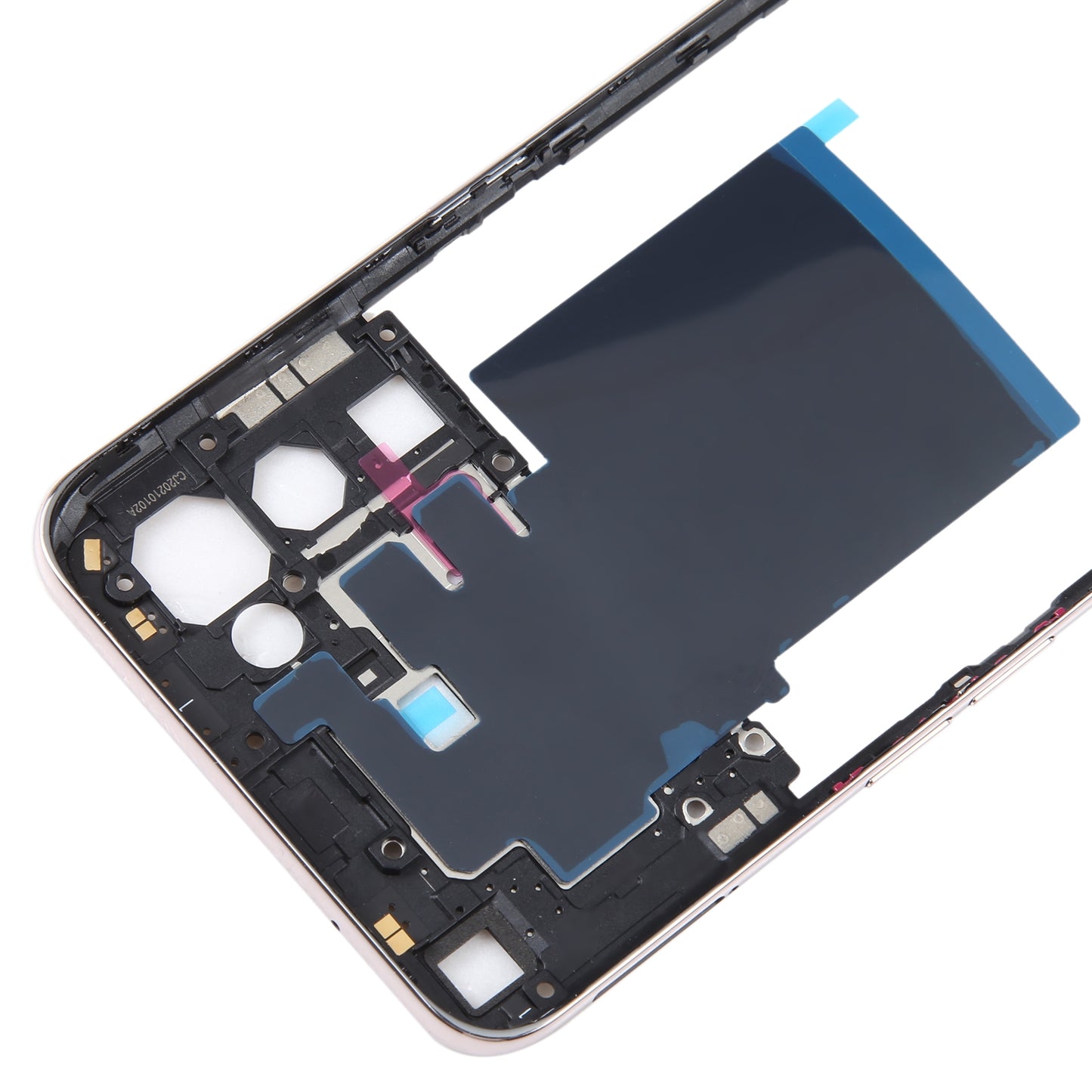 For OPPO Reno5 5G Original Middle Frame Bezel Plate (Gold)