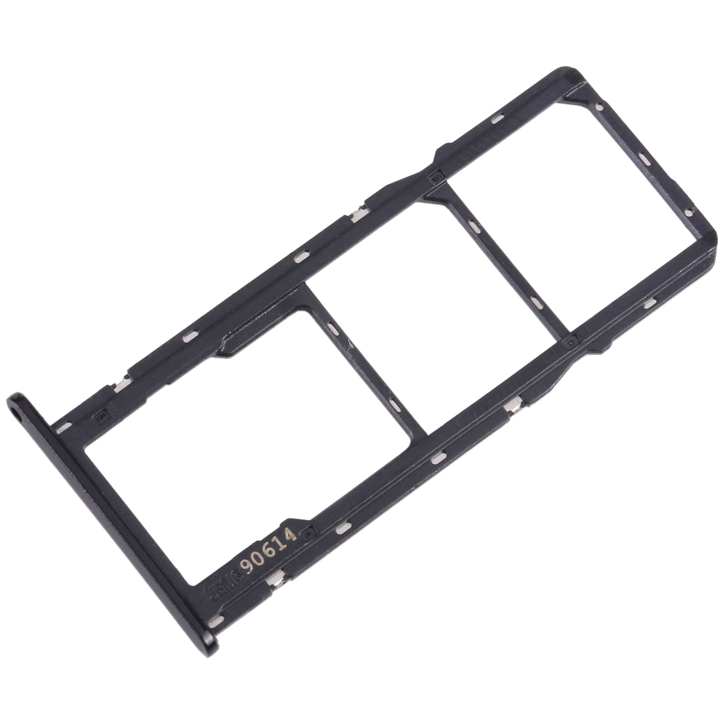 For Motorola Moto G7 Play SIM Card Tray + SIM Card Tray + Micro SD Card Tray (Black)