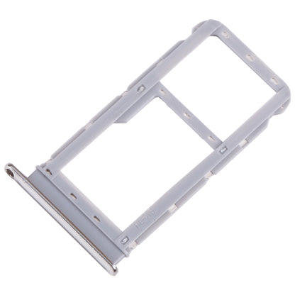 For Motorola Moto G Fast SIM Card Tray + Micro SD Card Tray (Silver)