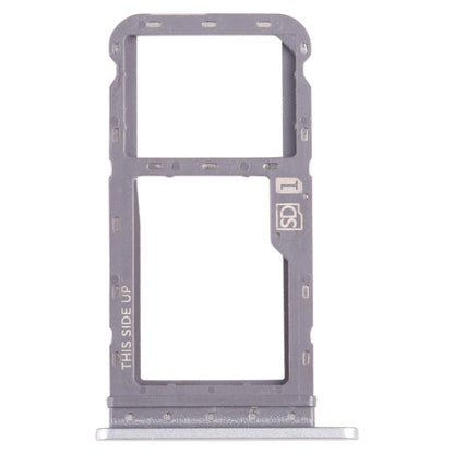 For Motorola Moto G Power 2021 SIM Card Tray + Micro SD Card Tray (Silver)