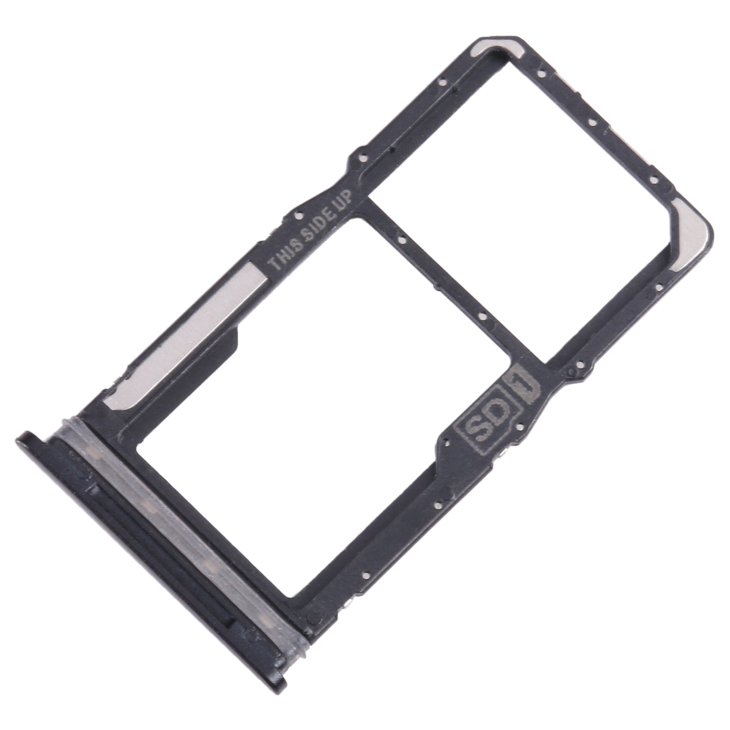 For Motorola Moto G Power 2022 SIM Card Tray + Micro SD Card Tray (Black)
