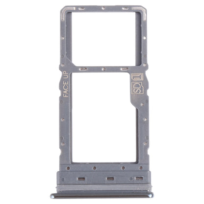 For Motorola Moto G Stylus 2021 SIM Card Tray + Micro SD Card Tray (Silver)