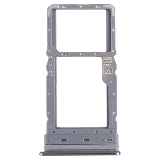 For Motorola Moto G Stylus 2021 SIM Card Tray + Micro SD Card Tray (Silver)