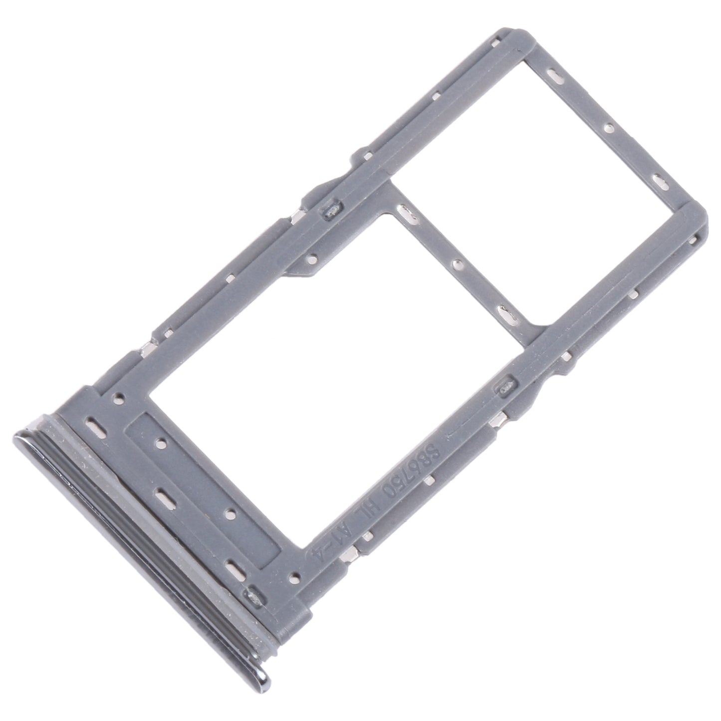 For Motorola Moto G Stylus 2021 SIM Card Tray + Micro SD Card Tray (Silver)