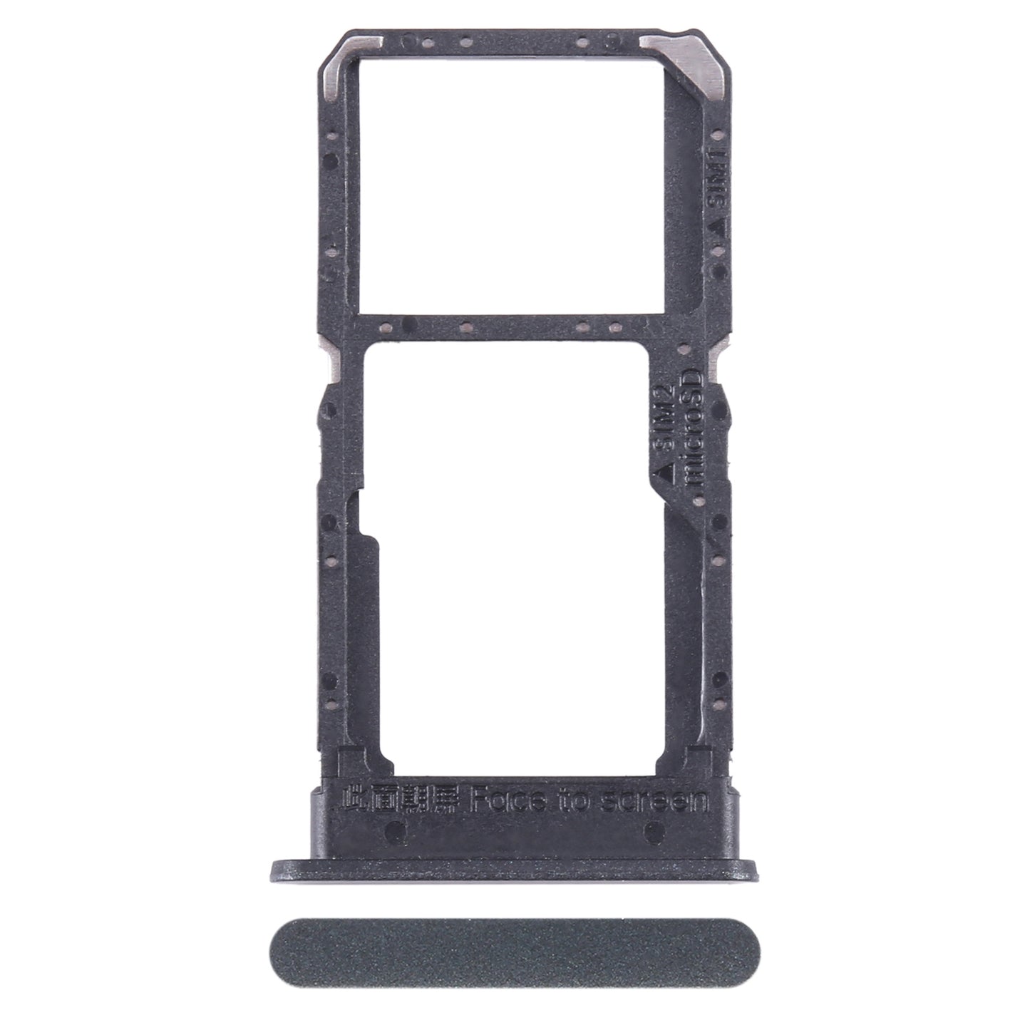 For OnePlus Nord CE 3 Lite 5G CPH2467 CPH2465 SIM Card Tray + Micro SD Card Tray (Grey)