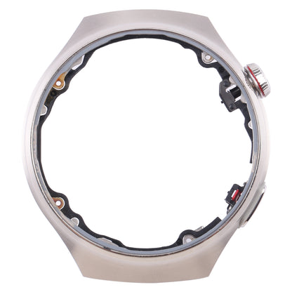 Original LCD Screen Frame Bezel Plate For Huawei Watch 4 Pro (Silver)