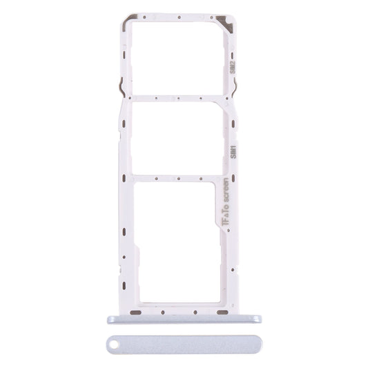 For Nokia G20 Original SIM + SIM + Micro SD Card Tray (Silver)
