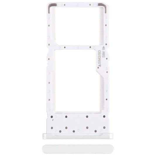 For Nokia X10 Original SIM + SIM / Micro SD Card Tray (White)