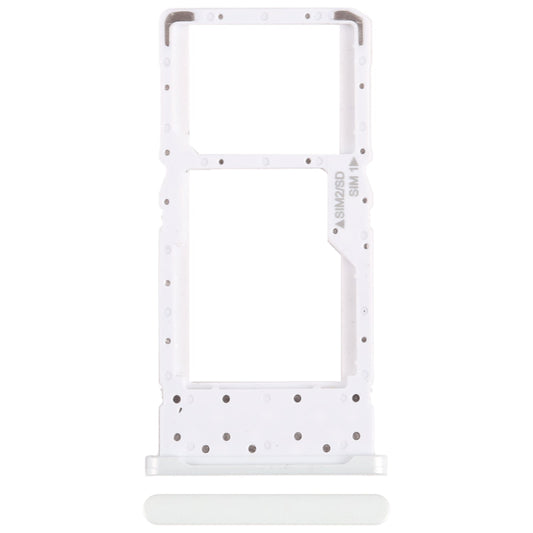 For Nokia X10 Original SIM + SIM / Micro SD Card Tray (White)