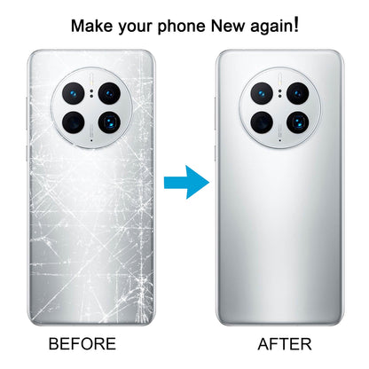 For Huawei Mate 50 Pro Battery Back Cover(Black)