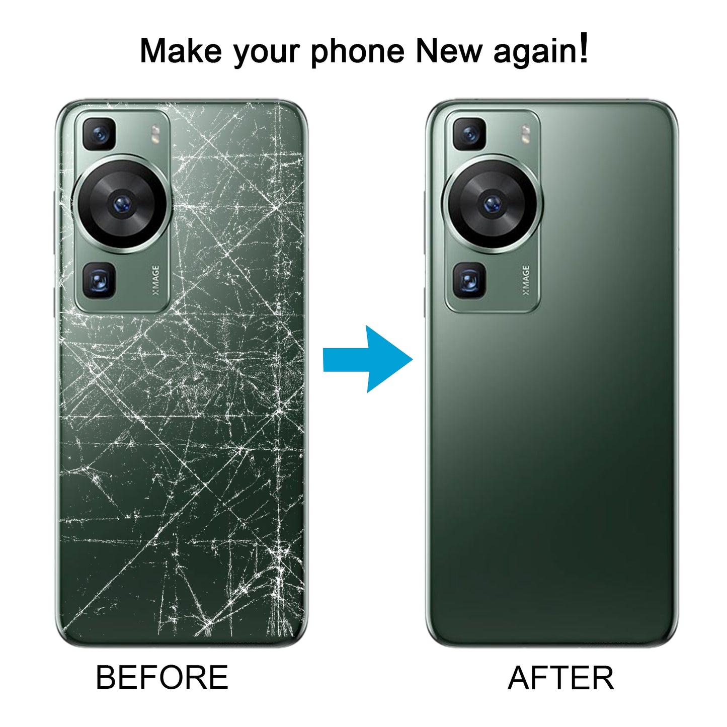 For Huawei P60 Battery Back Cover(Green)
