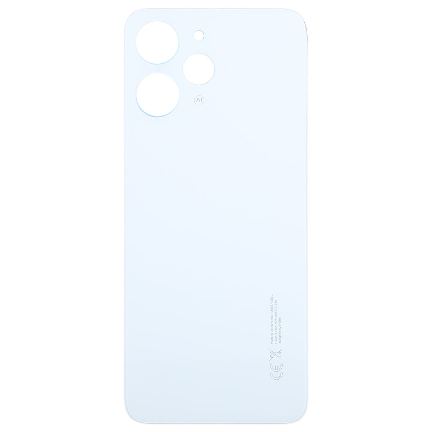 For Xiaomi Redmi 12 4G OEM Glass Material Battery Back Cover(White)