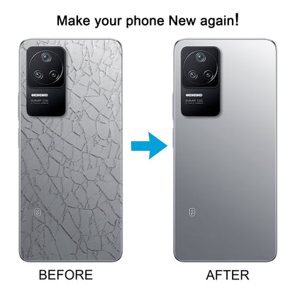 For Xiaomi Poco F4 OEM Glass Material Battery Back Cover(Grey)