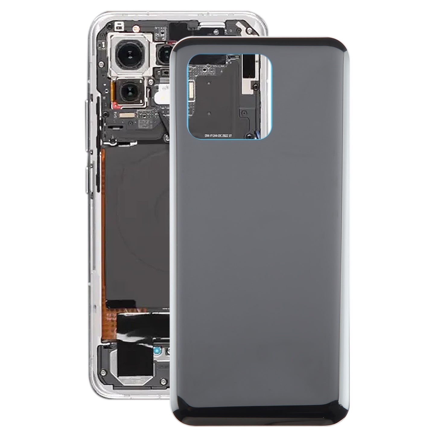 For Xiaomi 13 OEM Glass Material Battery Back Cover(Black)