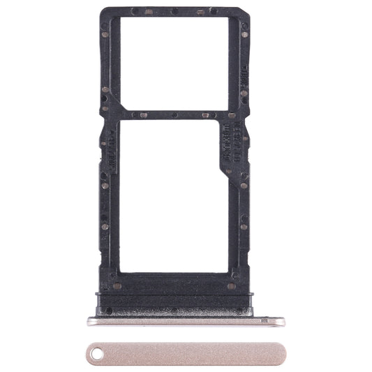 For Huawei Enjoy 30 Plus SIM + SIM / Micro SD Card Tray (Gold)