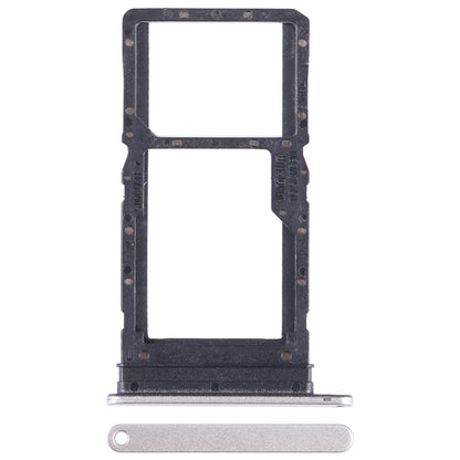 For Huawei Enjoy 30 Plus SIM + SIM / Micro SD Card Tray (Silver)