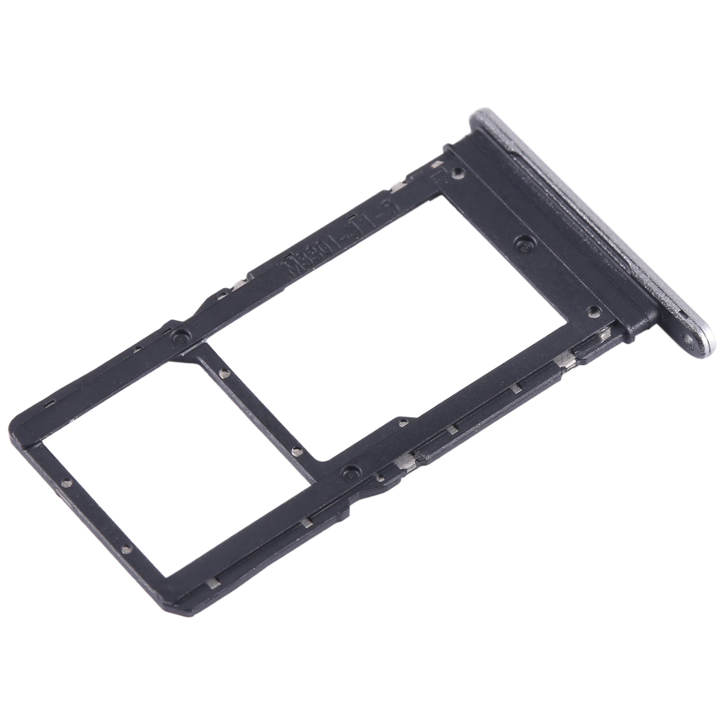 For Huawei Enjoy 30 Plus SIM + SIM / Micro SD Card Tray (Silver)