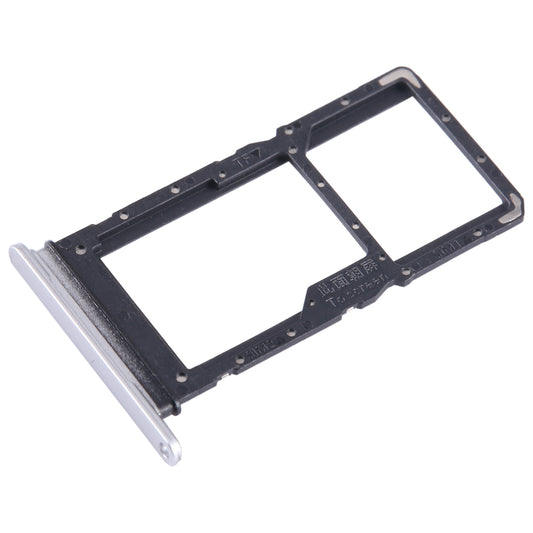 For Honor Play 30 SIM + SIM / Micro SD Card Tray (Silver)