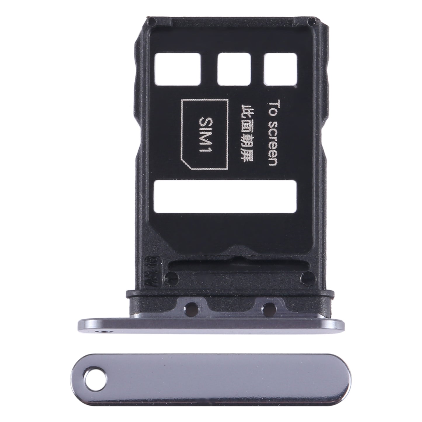 For Honor Magic4 SIM + SIM Card Tray (Black)