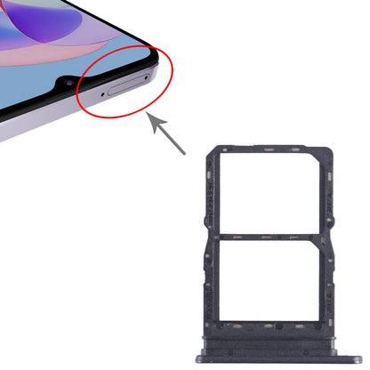 For Honor Play 40S SIM + SIM Card Tray (Black)