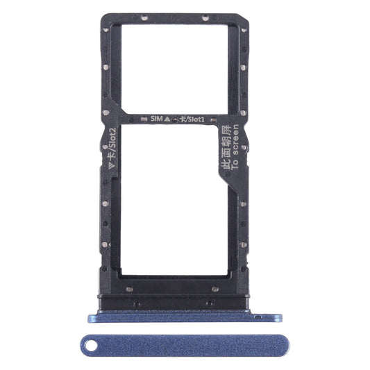 For Honor Play 20A SIM + SIM / Micro SD Card Tray (Blue)