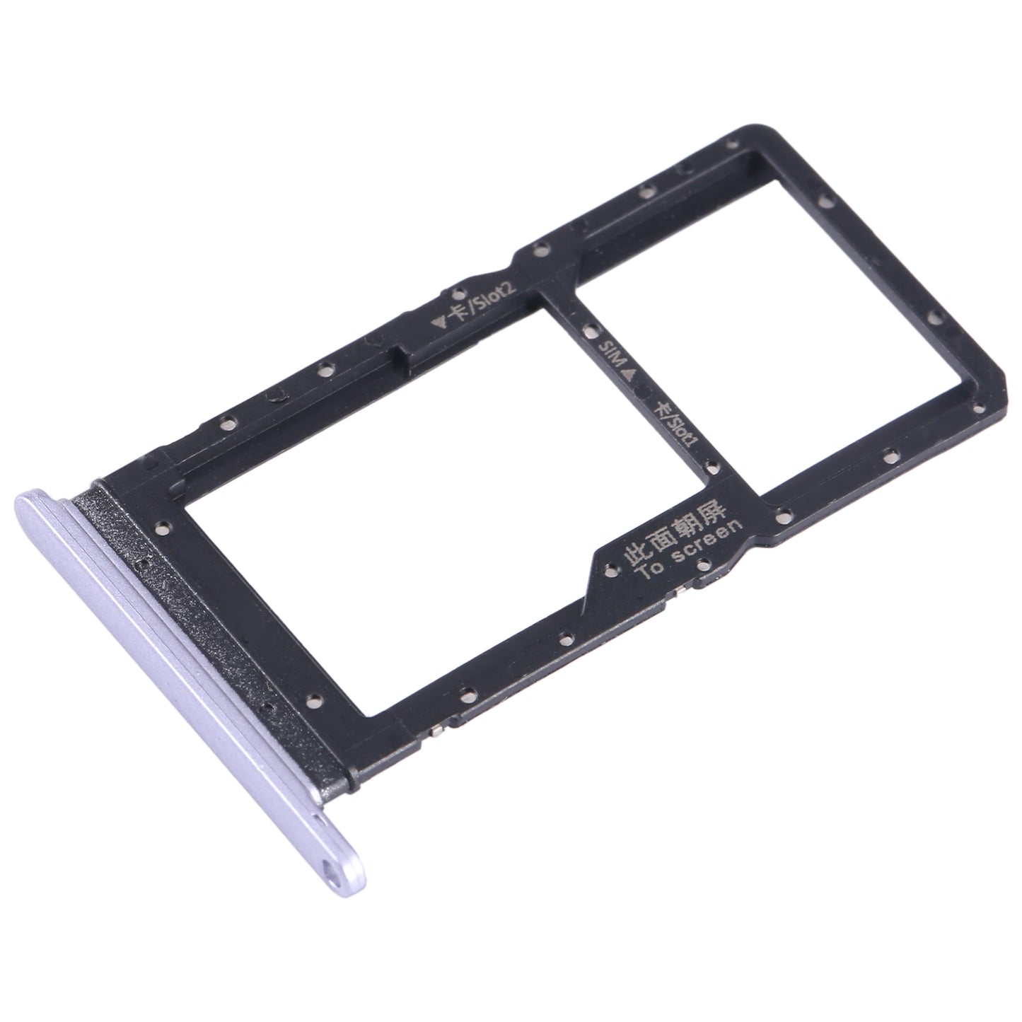 For Honor Play 20A SIM + SIM / Micro SD Card Tray (Purple)