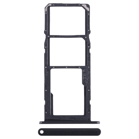 For Honor 20 SE SIM + SIM + Micro SD Card Tray (Black)
