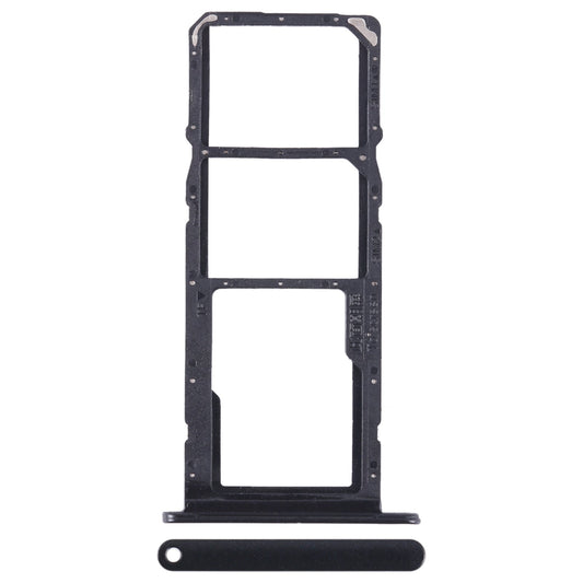 For Honor 10X Lite SIM + SIM + Micro SD Card Tray (Black)