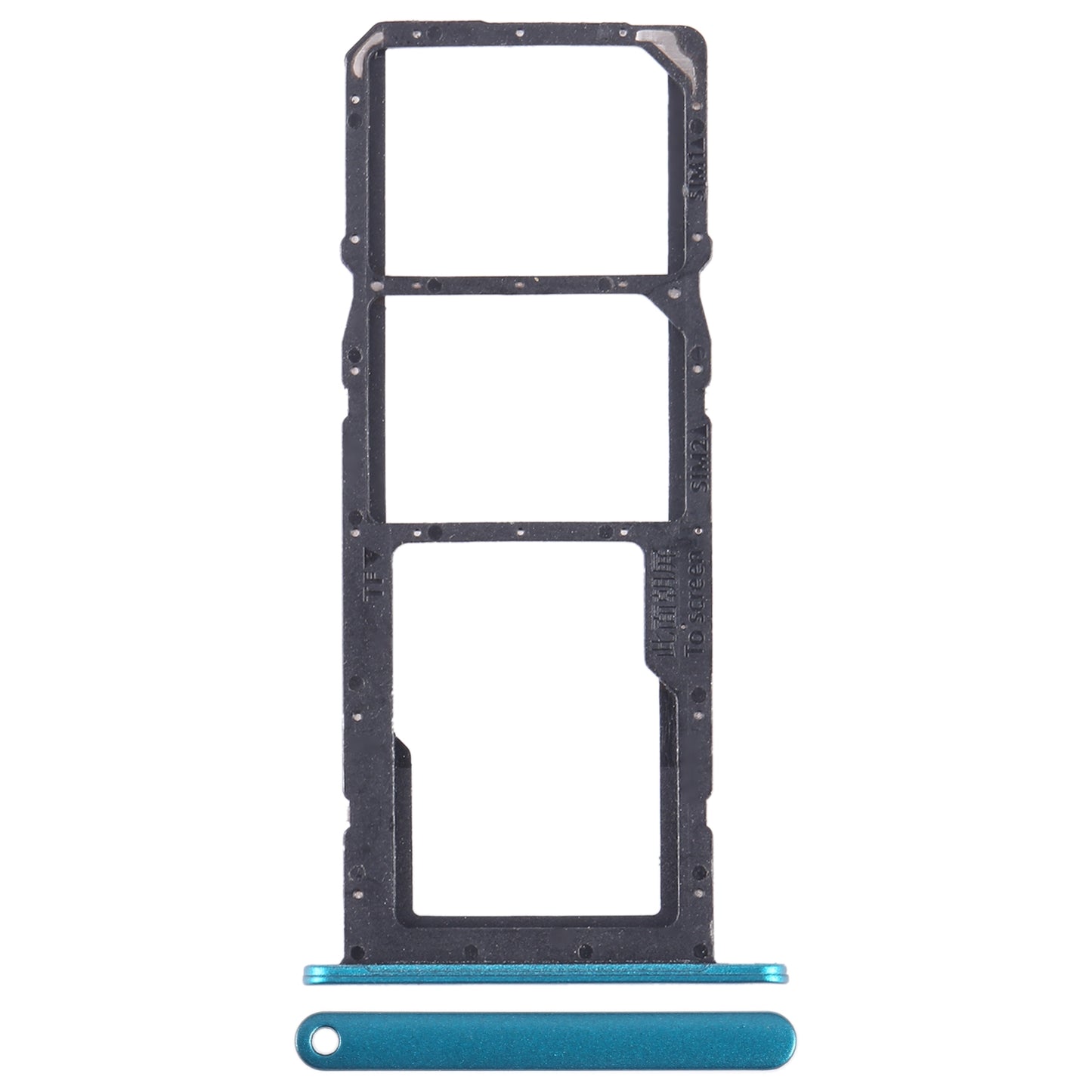 For Honor 10X Lite SIM + SIM + Micro SD Card Tray (Green)