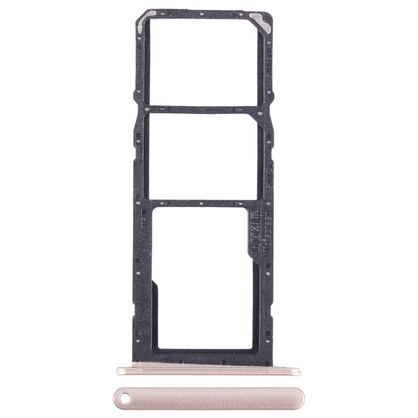 For Honor 10X Lite SIM + SIM + Micro SD Card Tray (Gold)