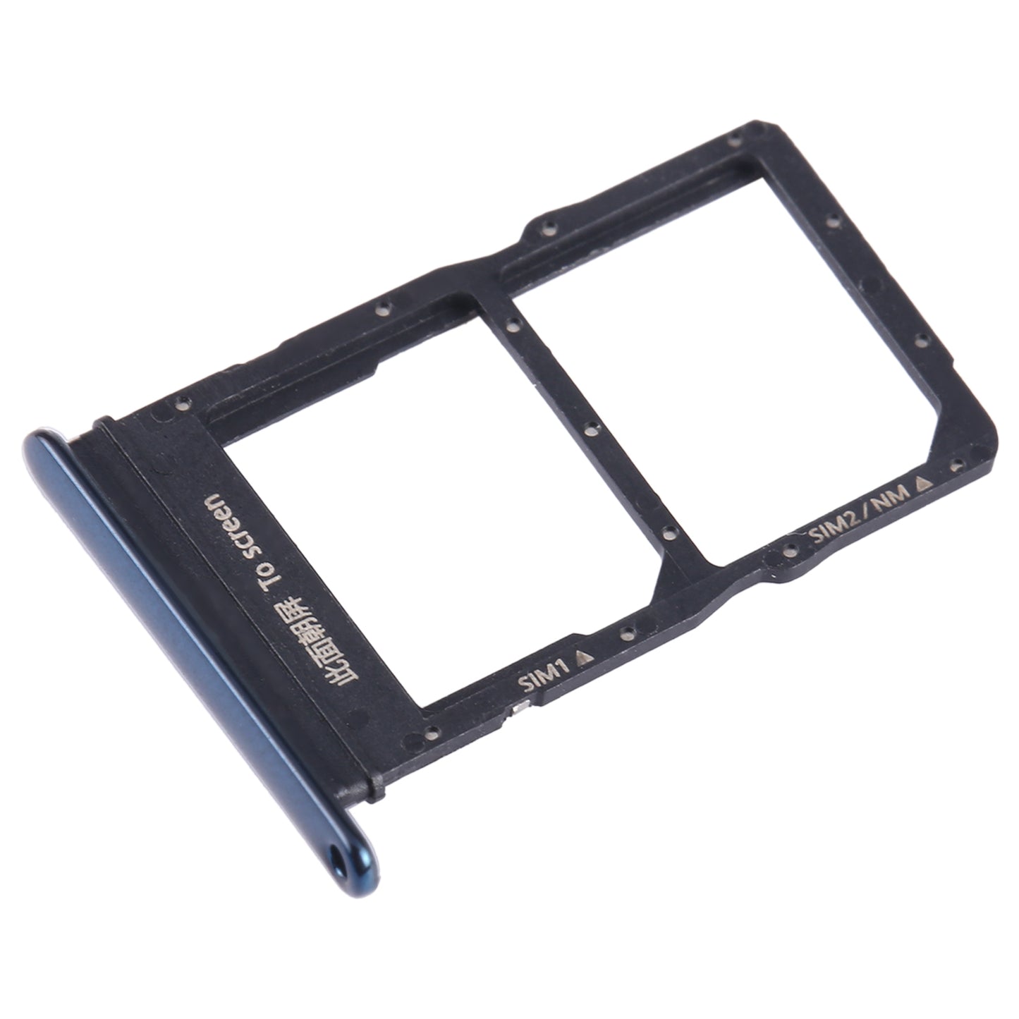 For Honor X10 Pro SIM + SIM / NM Card Tray (Blue)