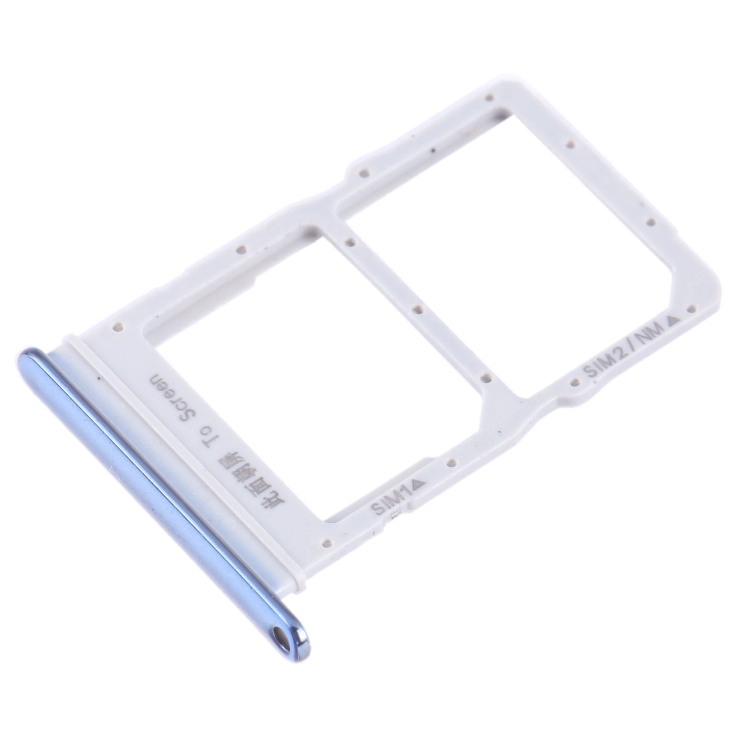 For Honor X10 Pro SIM + SIM / NM Card Tray (Silver)