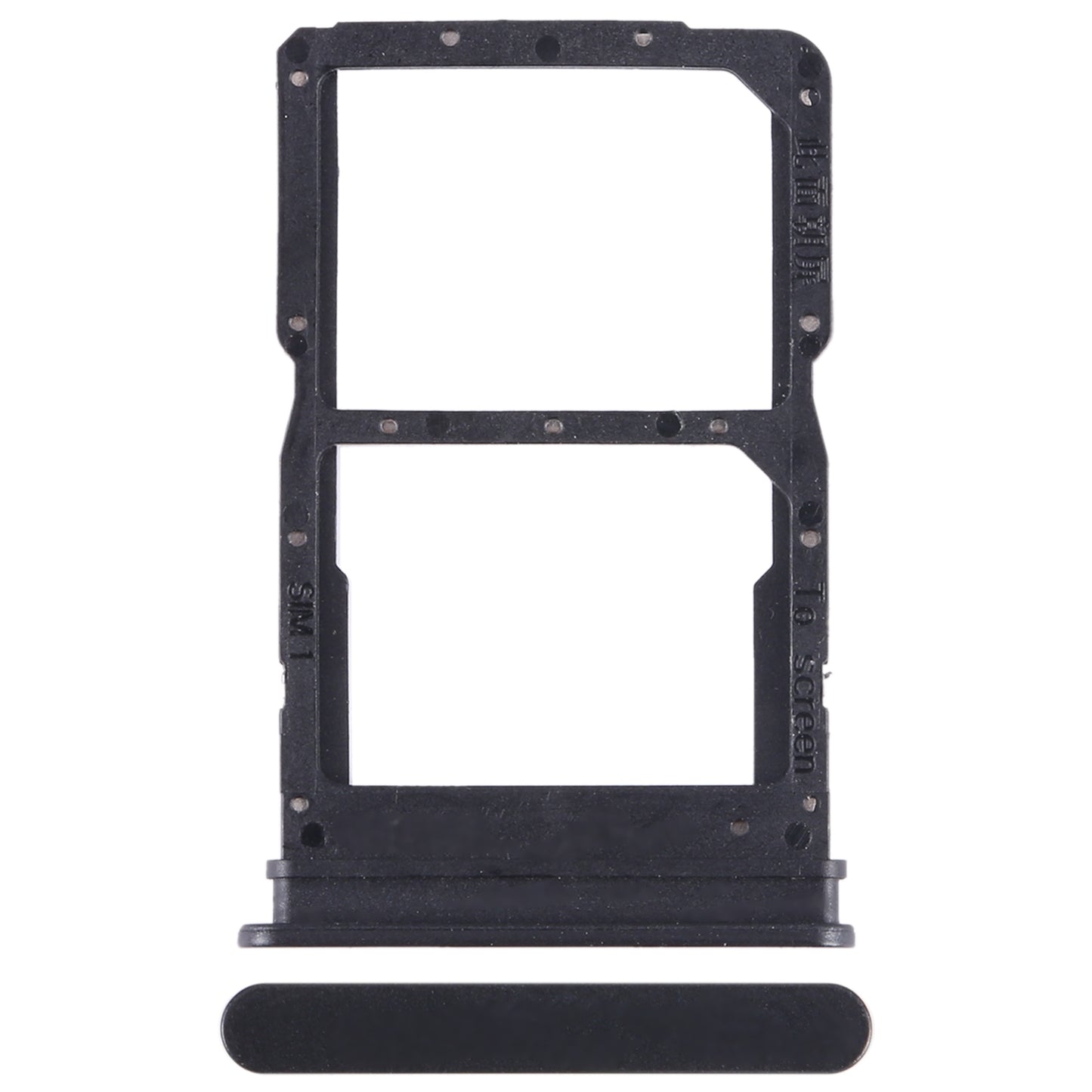 For Honor 90 Lite SIM + SIM Card Tray (Black)