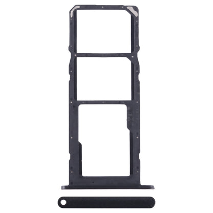 For Honor X10 Lite SIM + SIM + Micro SD Card Tray (Black)