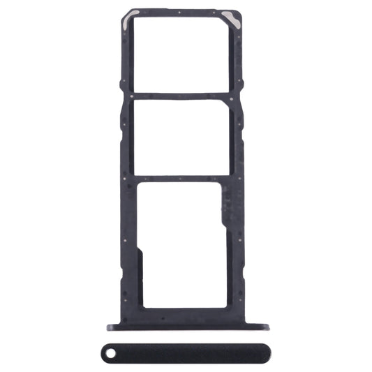 For Honor X10 Lite SIM + SIM + Micro SD Card Tray (Black)