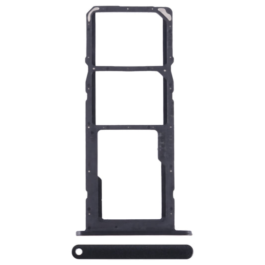 For Honor X10 Lite SIM + SIM + Micro SD Card Tray (Black)