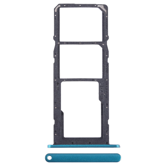 For Honor X10 Lite SIM + SIM + Micro SD Card Tray (Green)