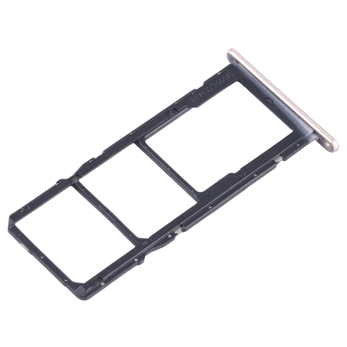 For Honor X10 Lite SIM + SIM + Micro SD Card Tray (Gold)