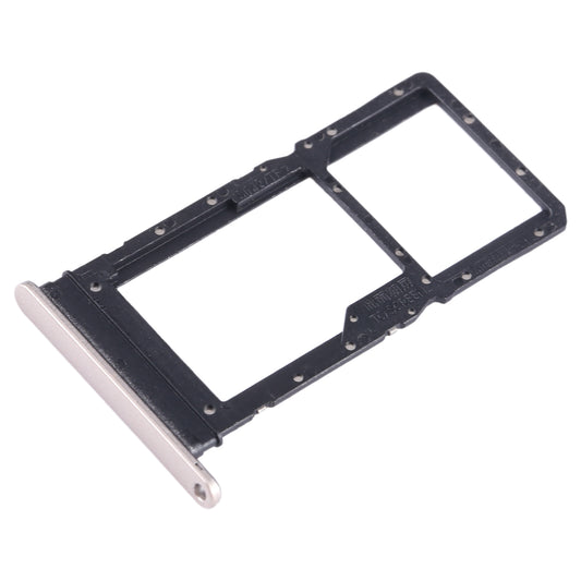 For Honor X7a SIM + SIM / Micro SD Card Tray (Gold)