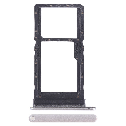 For Honor X7a SIM + SIM / Micro SD Card Tray (Silver)