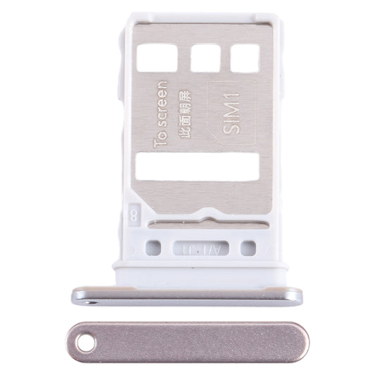 For Honor 80 Pro Flat SIM + SIM Card Tray (Silver)
