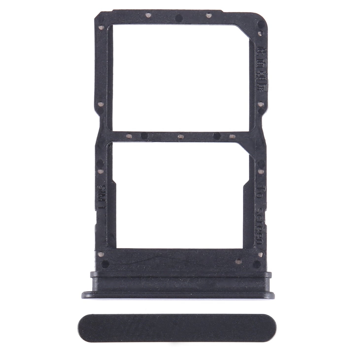 For Honor X40i SIM + SIM Card Tray (Black)