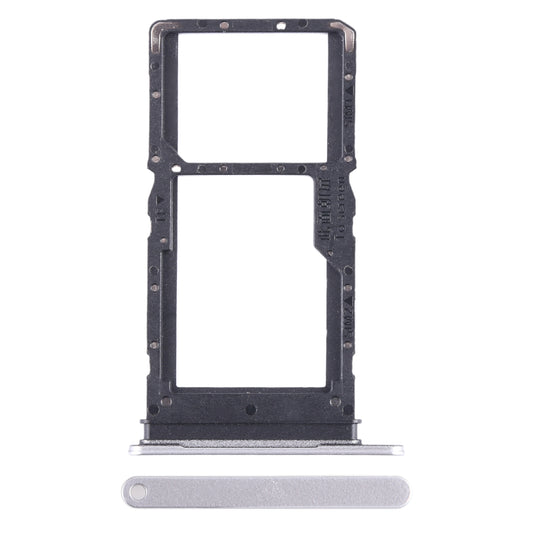 For Honor X5 SIM + SIM / Micro SD Card Tray (Silver)