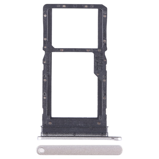 For Honor X7 SIM + SIM / Micro SD Card Tray (Grey)